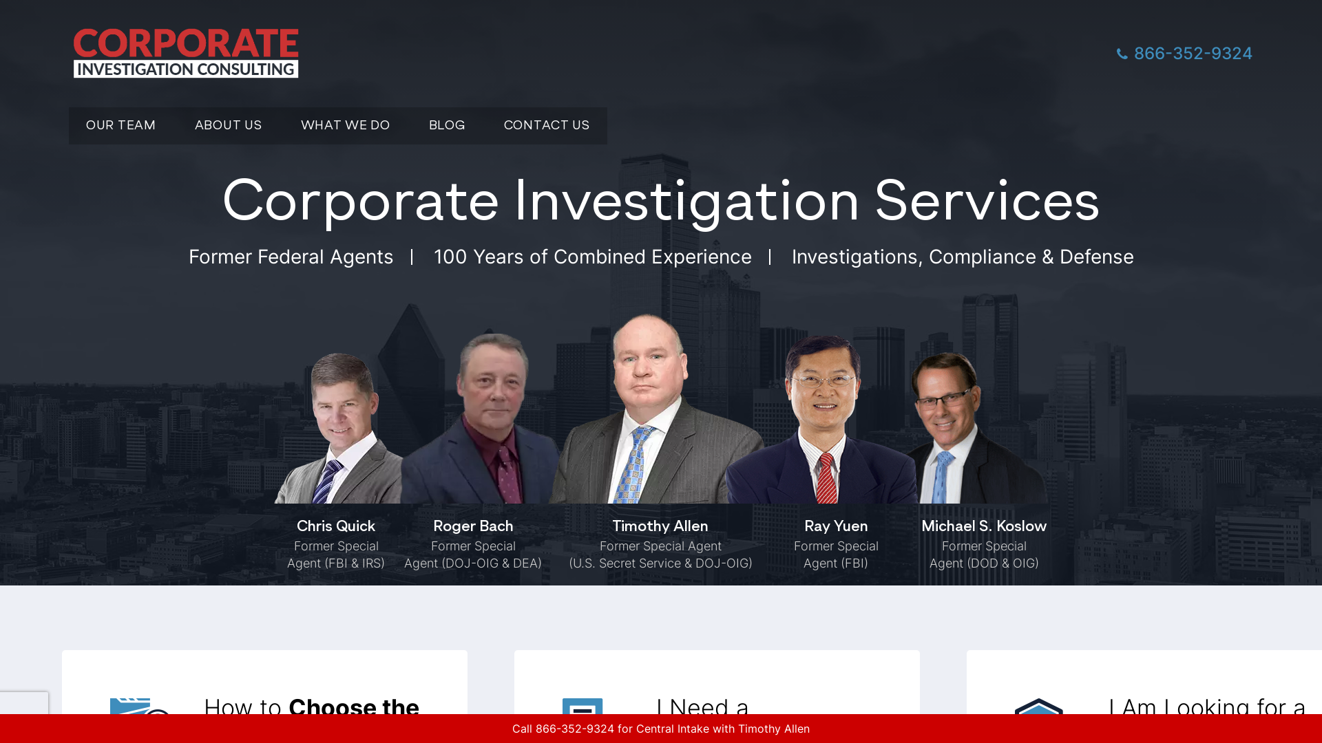 Corporate Investigation Consulting